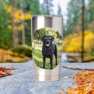 Custom  personalised (2 sided) insulated tumbler