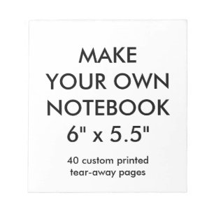 Custom Personalised 40 Tear-Away Page Notepad