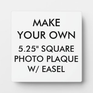 Custom Personalised 5.25" Square Photo Plaque