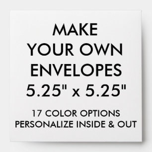 Custom Personalised 5.5" Square Envelope
