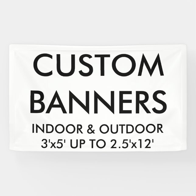 Custom Personalised 5'x3' Banner Blank Template (Horizontal)