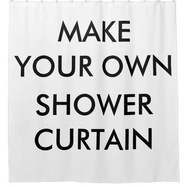 Custom Personalised 71" x 71" Poly Shower Curtain (Front)