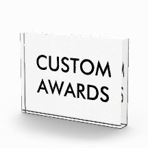 Custom Personalised Acrylic Award Blank Template