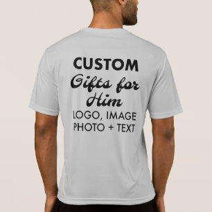 Custom personalised Back Men's Running Sports T-Shirt