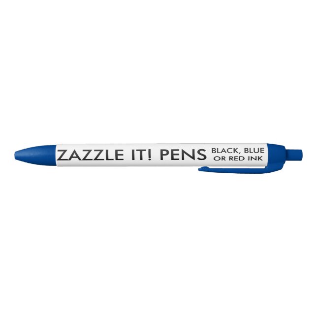 Custom Personalised Ballpoint Pens Blank Template (Bottom)