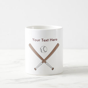 Custom Personalised Baseball Mugs