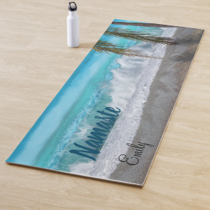 Custom Personalised Beach Theme Yoga Mat