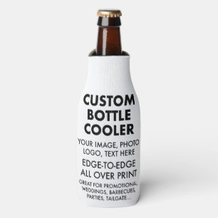 Custom Personalised Beer Bottle Cooler Sleeve