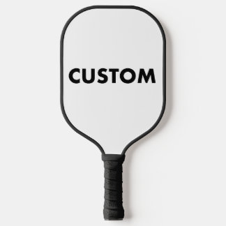 Custom Personalised BLACK Handle & Trim Pickleball Paddle