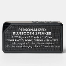 Custom personalised Bluetooth Speaker
