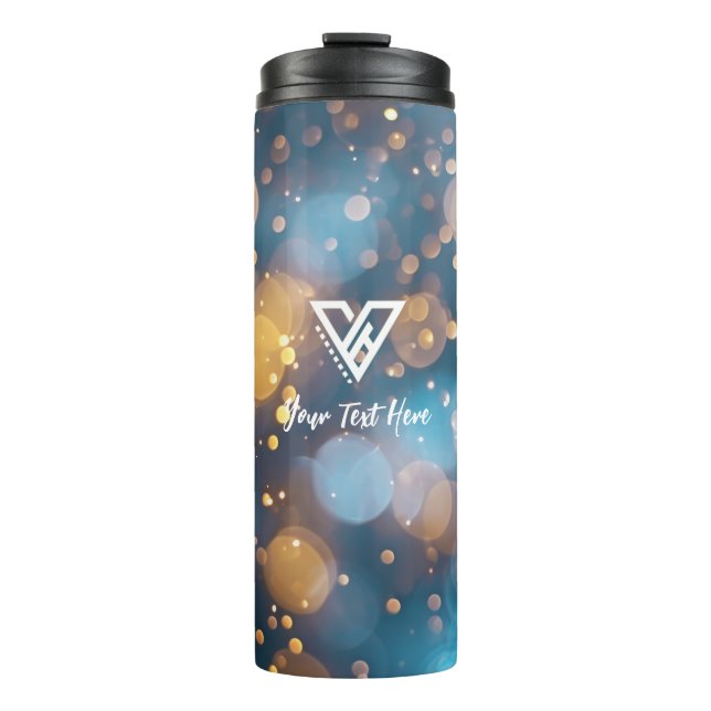  Custom : Personalised Bokeh Tumbler (Front)