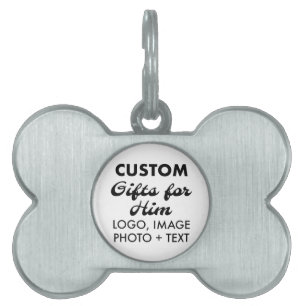 Custom personalised Bone Shaped Dog Tag