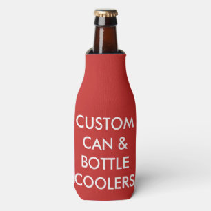 Custom Personalised Bottle Cooler Blank Template