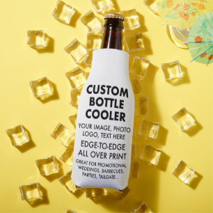 Custom Personalised Bottle Cooler Sleeve 12 oz.