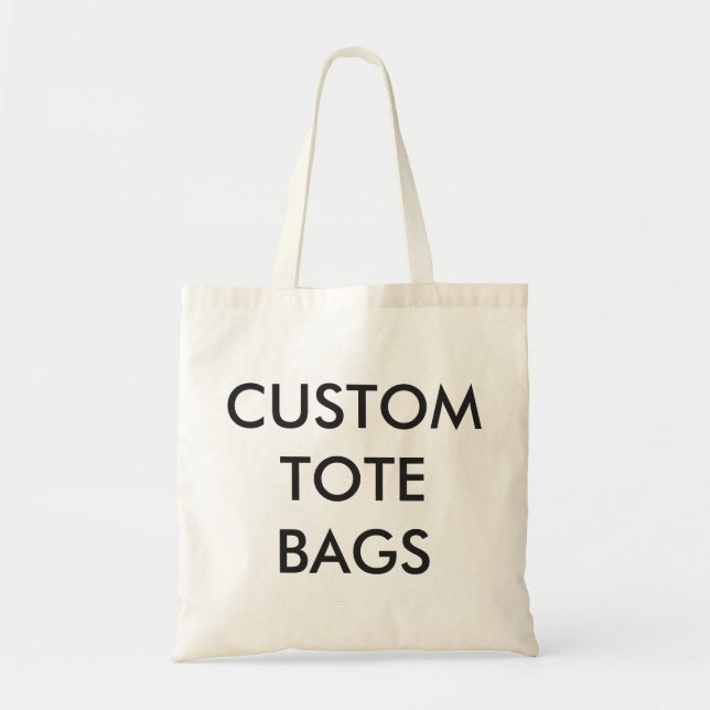 Custom Personalised Budget Tote Blank Template (Front)