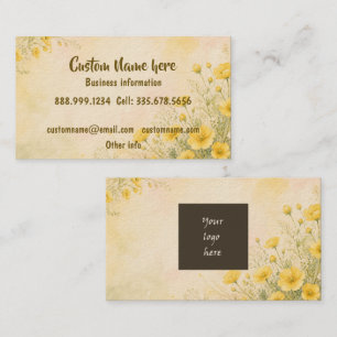 Custom Personalised Business Logo or QR Code Card