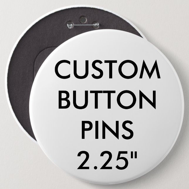 Custom Personalised Button Pin Badge Blank (Front & Back)