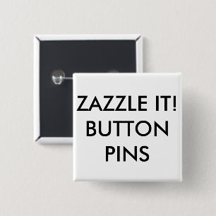 Custom Personalised Button Pin Badge Blank