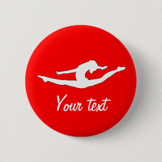 Custom Personalised Buttons Gymanst Dance