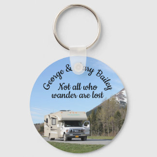 Custom Personalised Camper RV Keychain Your Photo