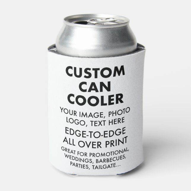 Custom Personalised Can Cooler Sleeve 12 oz. (Can Front)