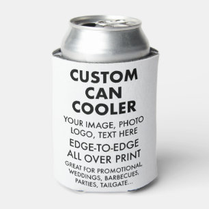 Custom Personalised Can Cooler Sleeve Blank