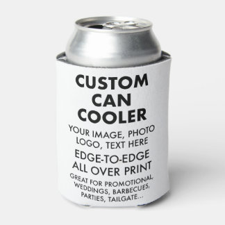 Custom Personalised Can Cooler Sleeve Blank