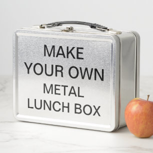Custom Personalised Classic Metal Lunch Box