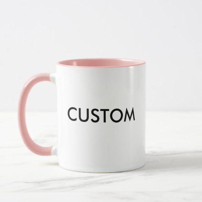 Custom Personalised Combo Mug Blank Template (Left)