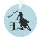 Custom Personalised Cowgirl Barrel Racer