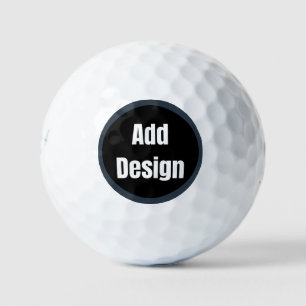 Custom Personalised Design Add Photo or Text Golf Balls