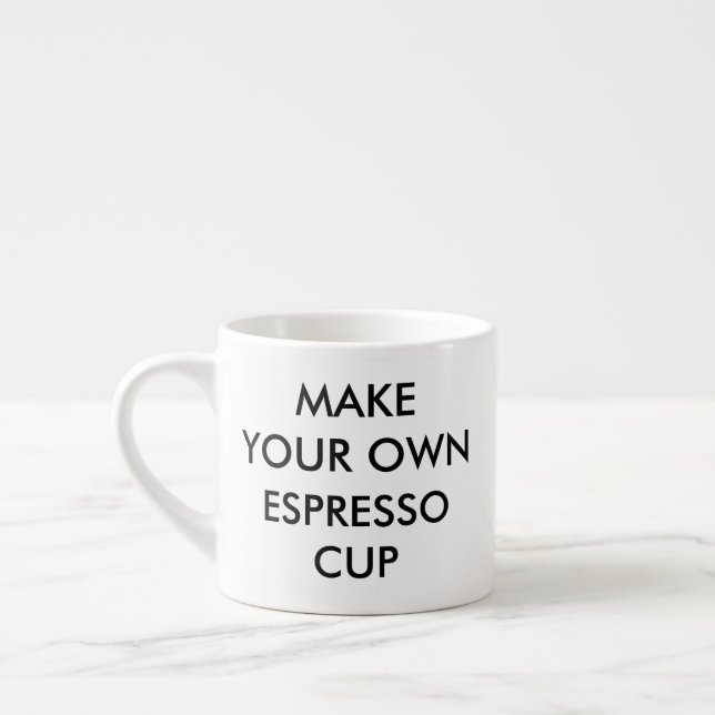 Custom Personalised Espresso Cup 6oz. (Left)