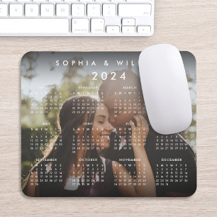Custom Personalised Family Photo 2022 Calendar Mouse Pad