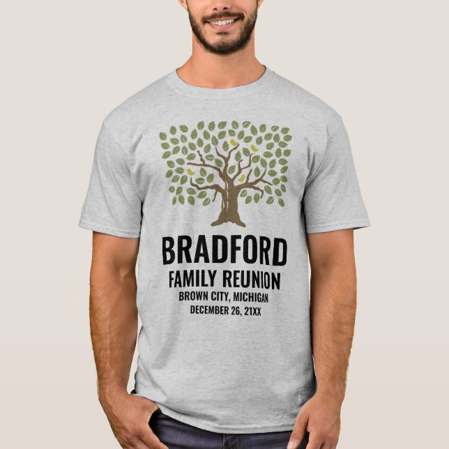 Custom Personalised Family Reunion T-Shirt (Front)