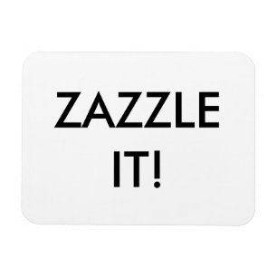 Custom Personalised Flexible Magnet Blank Template