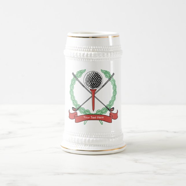 Custom Personalised Golf Mugs (Center)