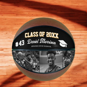 Custom Personalised Graduation Senior Photo  Basketball