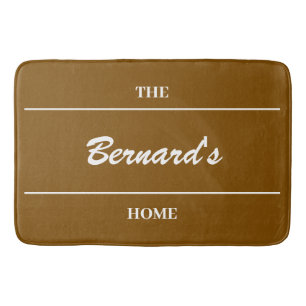 Custom Personalised Home Accessories Bath Mat