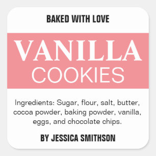 Custom Personalised Homemade label HM001_48sqv1