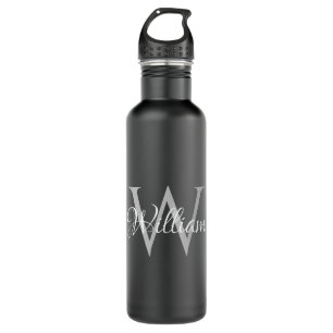 Custom Personalised Initial Script Monogram 710 Ml Water Bottle