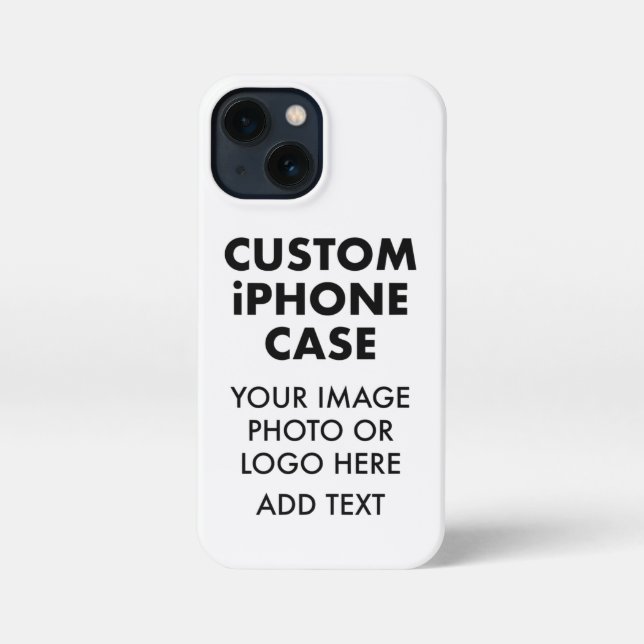Custom Personalised iPHONE 13 MINI BUDGET CASE (Back)