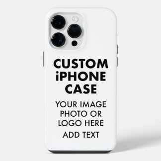 Custom Personalised iPHONE 14 PRO MAX BUDGET TOUGH Case