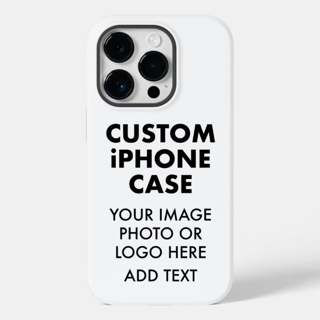 Custom Personalised iPHONE 14 PRO TOUGH CASE (Back)