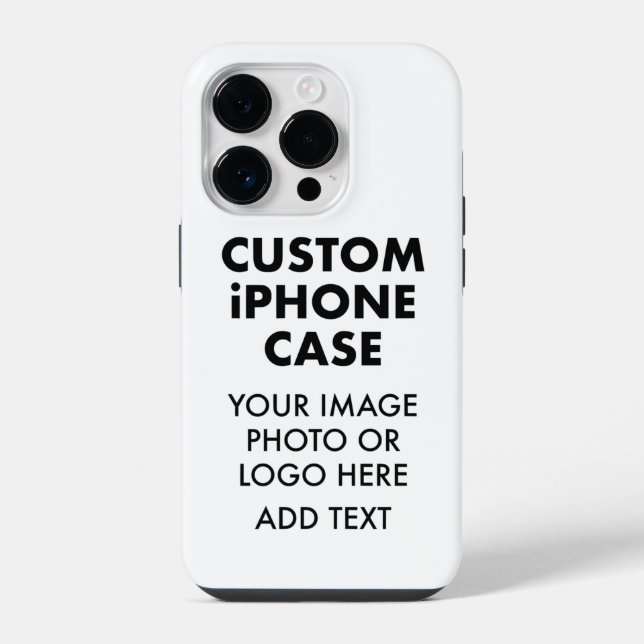 Custom Personalised iPHONE 14 PRO TOUGH CASE (Back)
