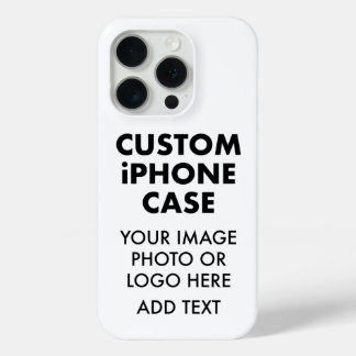 Custom Personalised iPHONE 15 PRO BARELY THERE Case