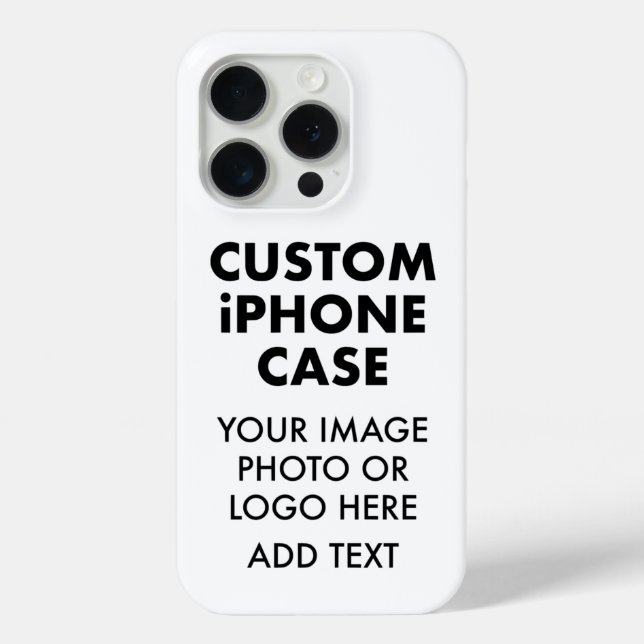 Custom Personalised iPHONE 15 PRO BARELY THERE Case-Mate iPhone Case (Back)
