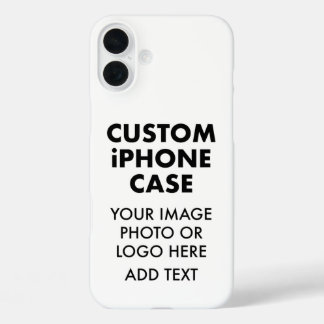 Custom Personalised iPHONE 16 PLUS BARELY THERE Case