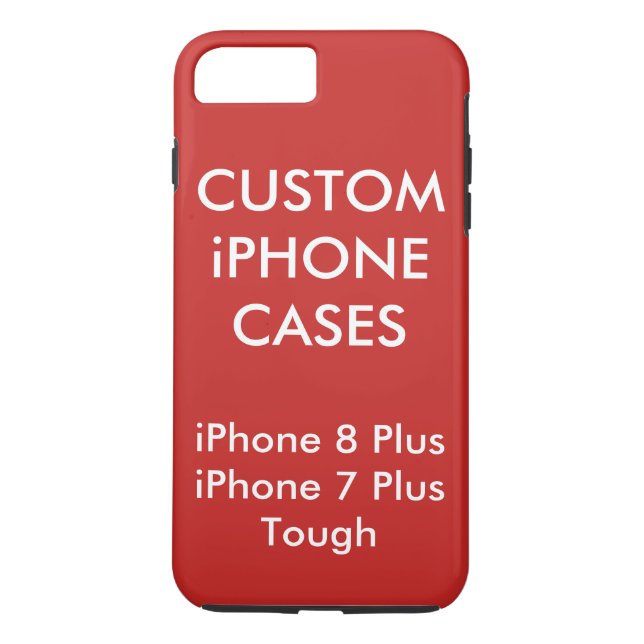 Custom Personalised iPhone 8 Plus Tough Shell Case (Back)