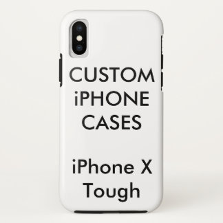 Custom Personalised iPhone X Tough Hard Shell Case