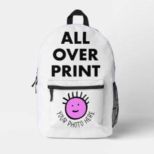 Custom personalised KIDS ALL OVER PRINT BACKPACK